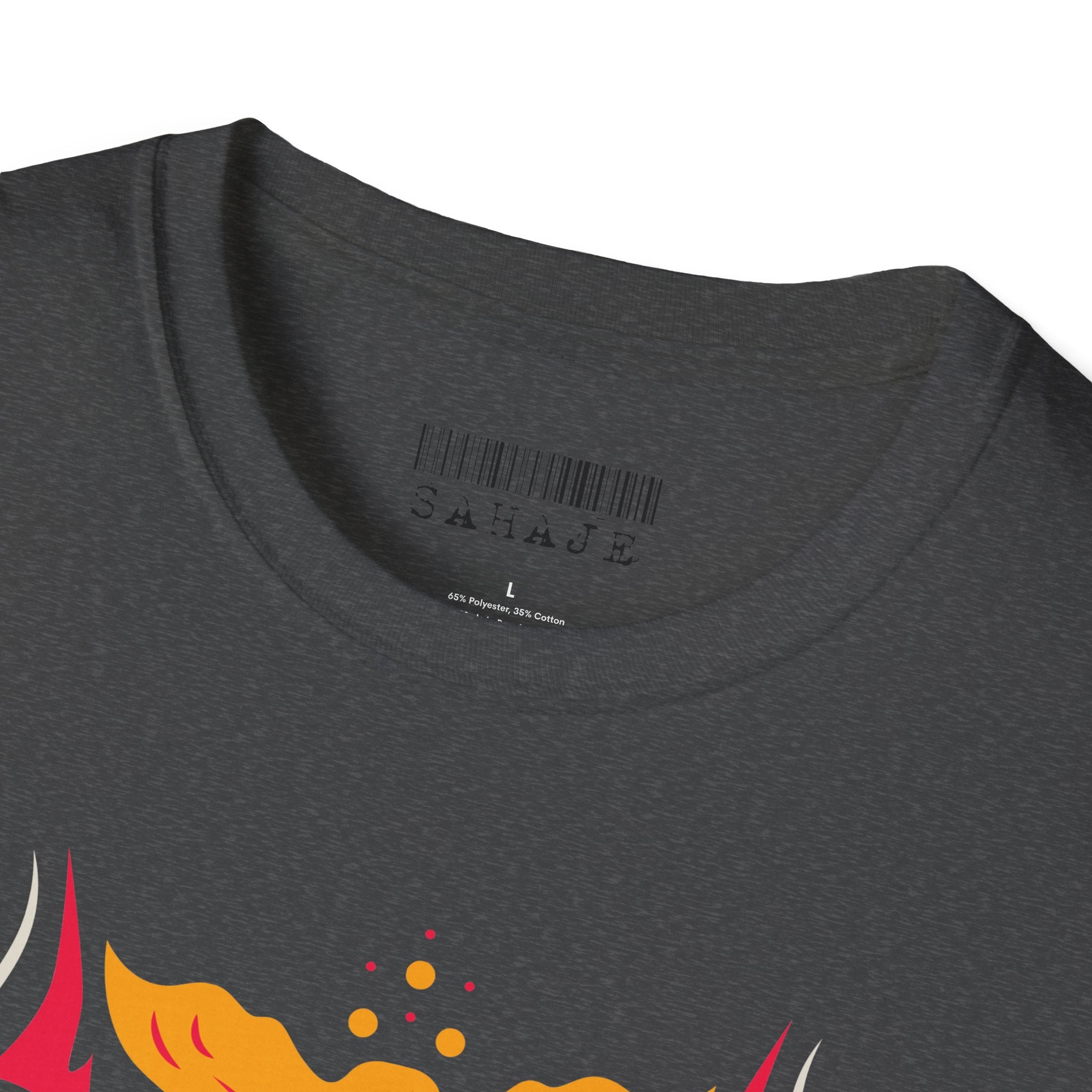 Sahaje Floral Snake Graphic T‑Shirt — Colorful Botanical Serpent Tee