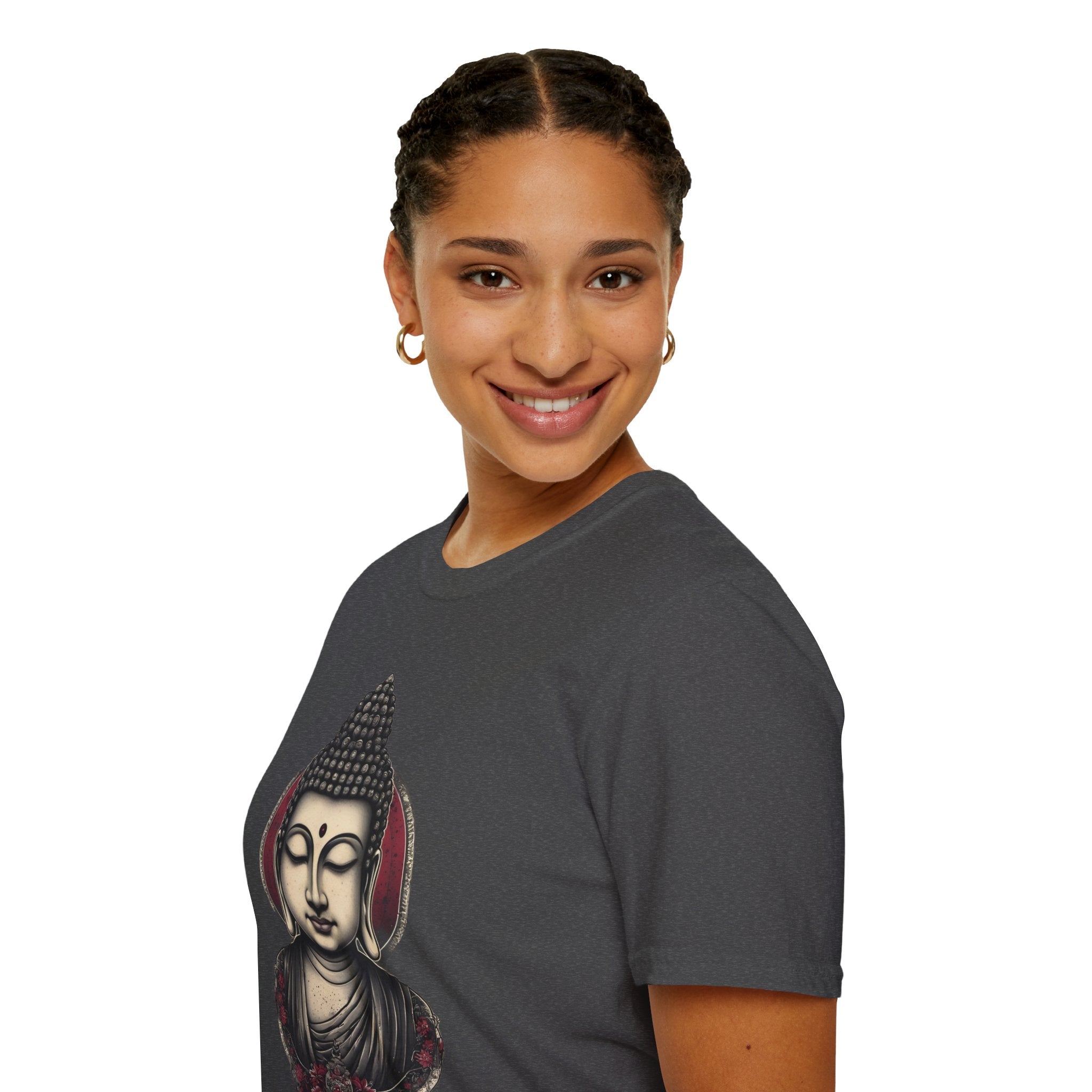 Buddha Portrait T-Shirt — Zen Meditation Graphic Tee