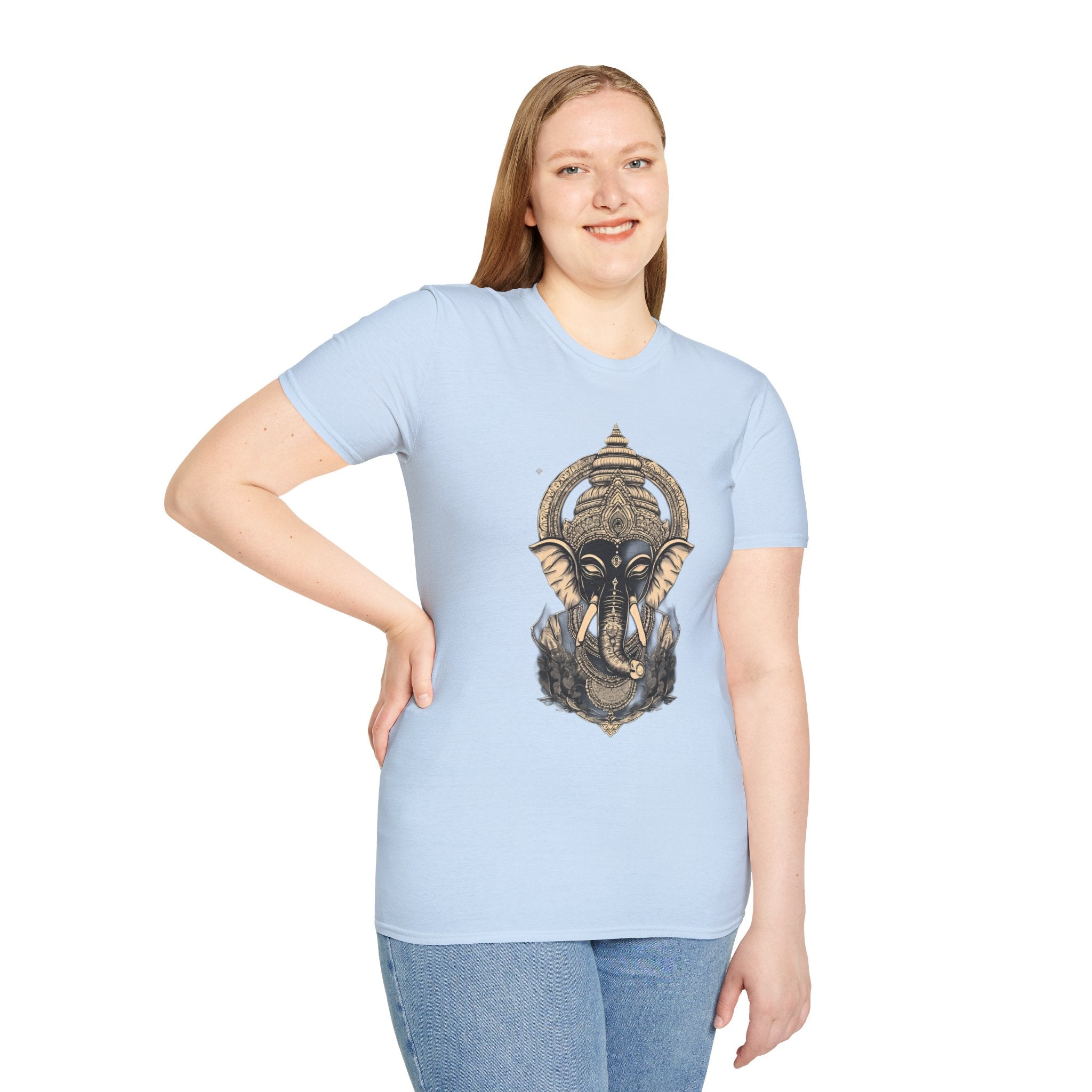 Ganesha Elephant Graphic T-Shirt