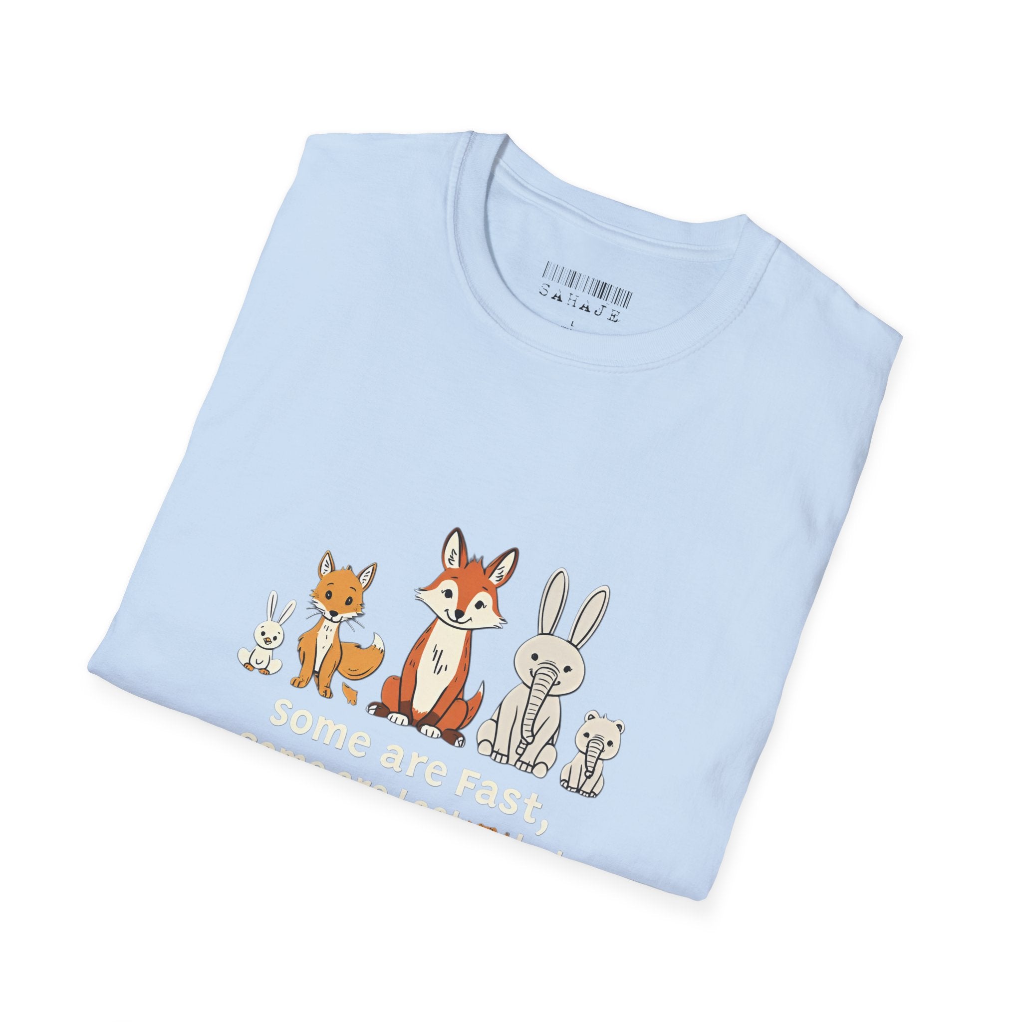 Woodland Friends T-Shirt — Cute Fox, Bunny & Squirrel Graphic
