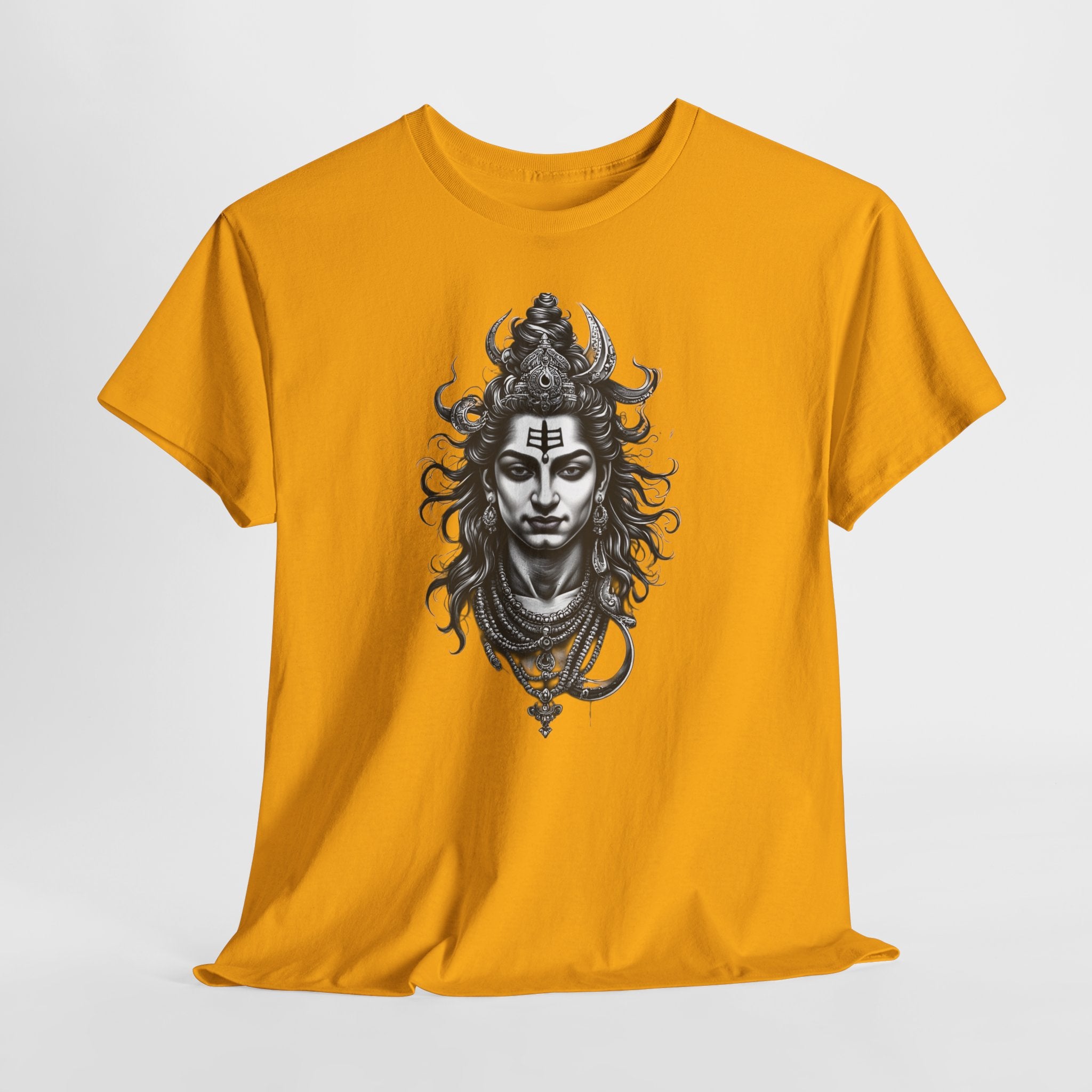 Shiva Portrait Tee — Hindu God Shiva Graphic T-Shirt