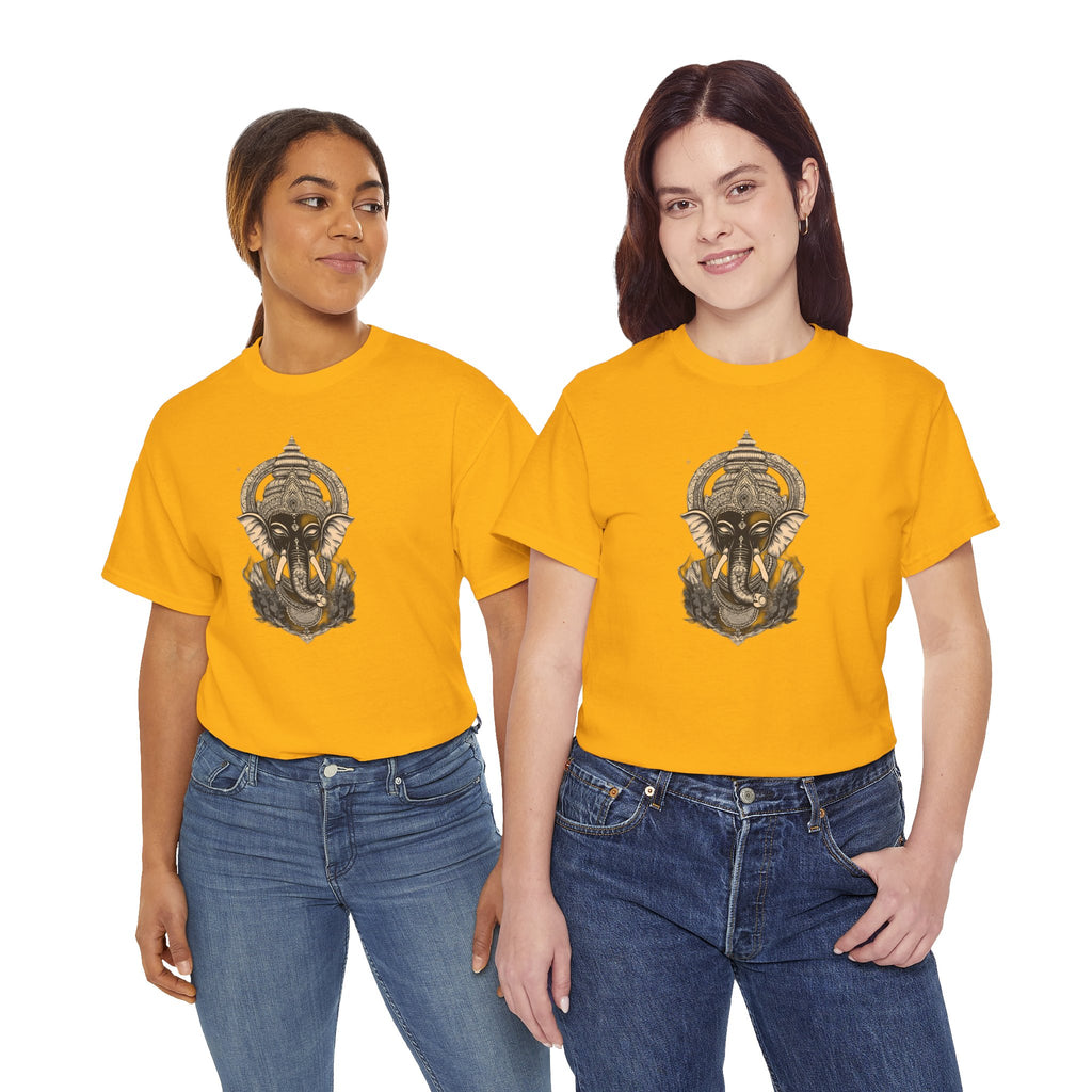 Elephant Mandala T‑Shirt — Spiritual Ganesha-Inspired Graphic Tee