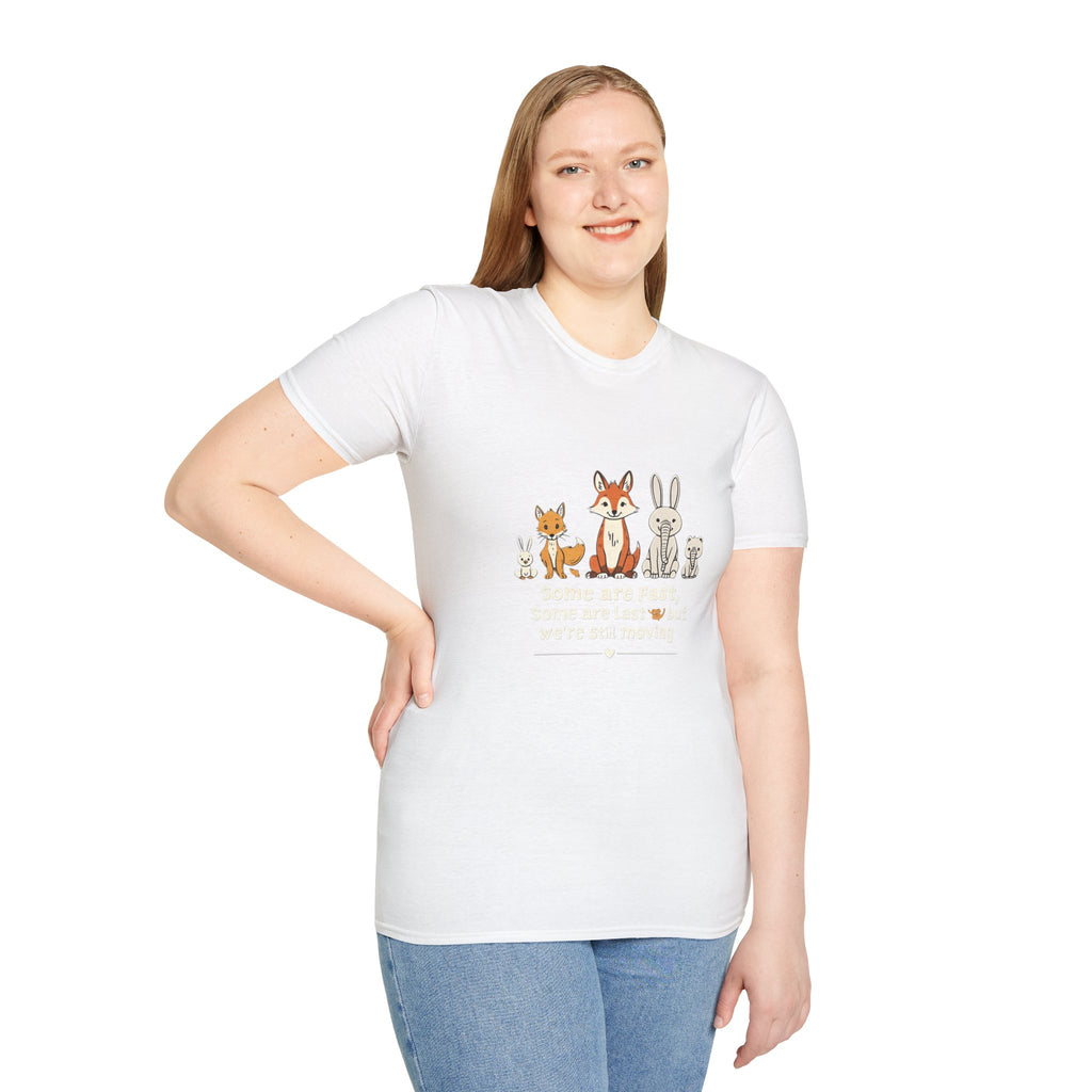 Woodland Friends T-Shirt — Cute Fox, Bunny & Squirrel Graphic