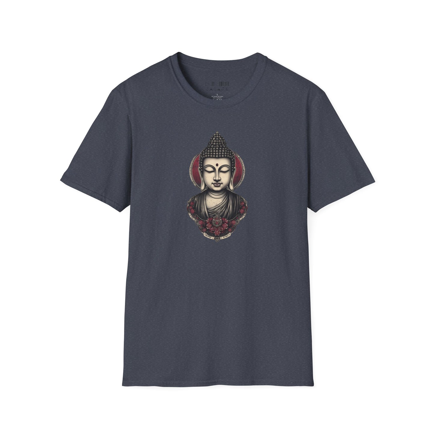 Buddha Portrait Tee — Zen Meditation Graphic T-Shirt