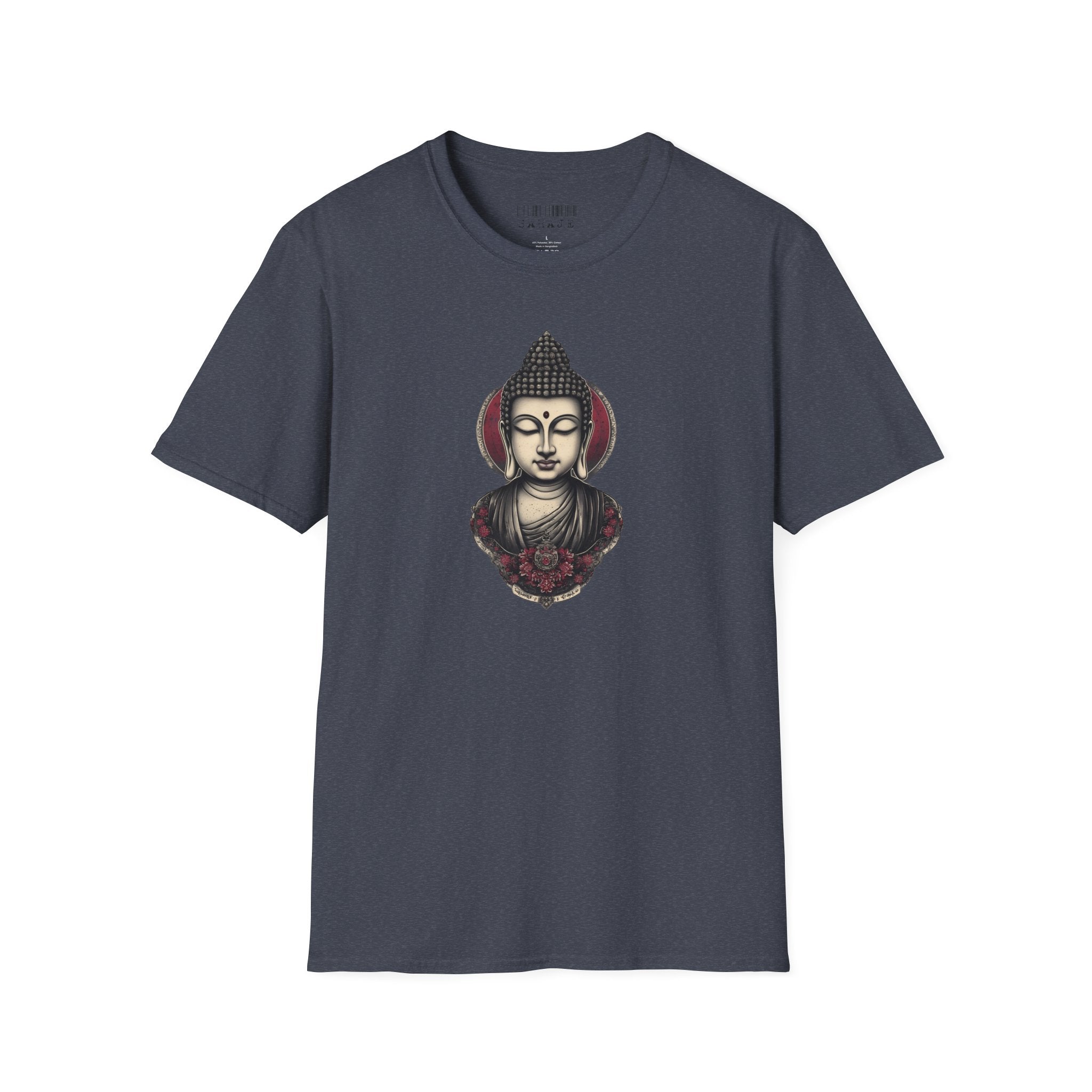 Buddha Portrait Tee — Zen Meditation Graphic T-Shirt
