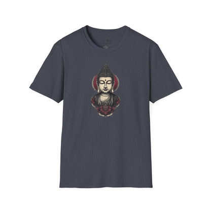 Buddha Portrait Tee — Zen Meditation Graphic T-Shirt