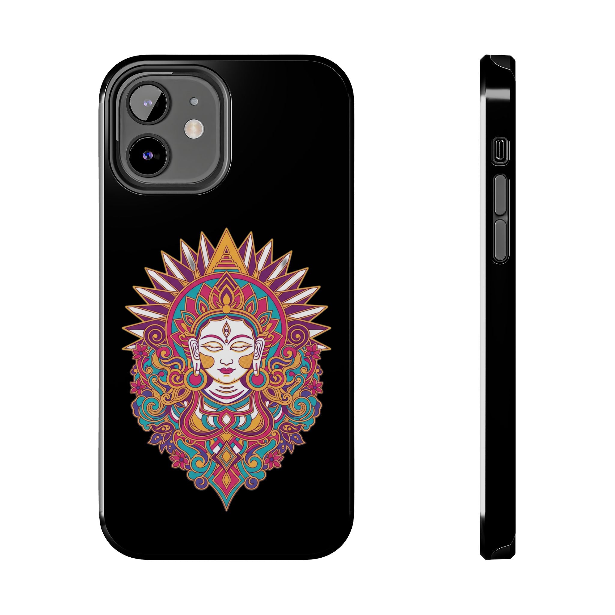 Buddha Mandala Tough Phone Case — Protective Spiritual iPhone Cover