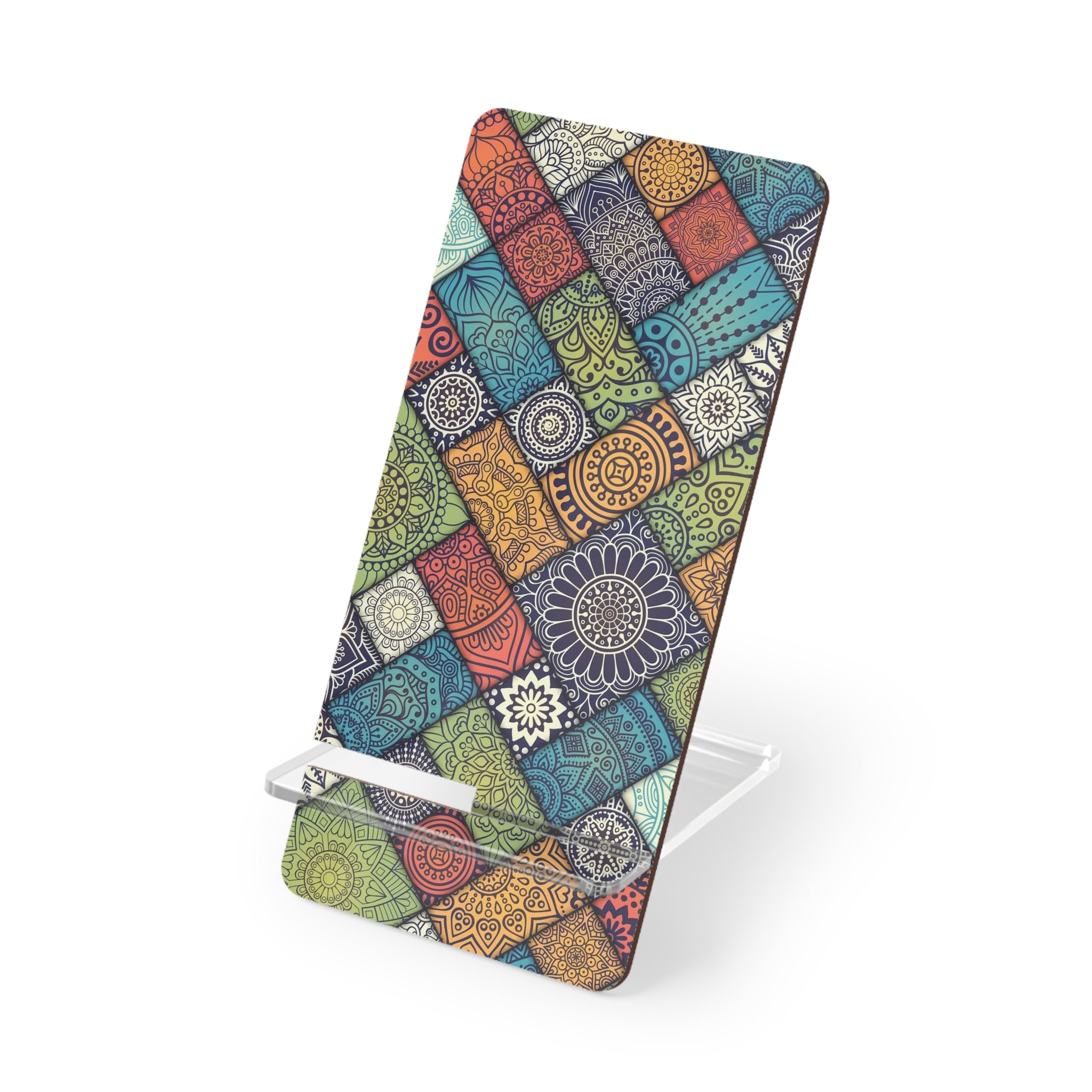 Colorful Decorative Mobile Display Stand, Smartphone Holder, Desk Organizer, Creative Gift, Home Office Decor