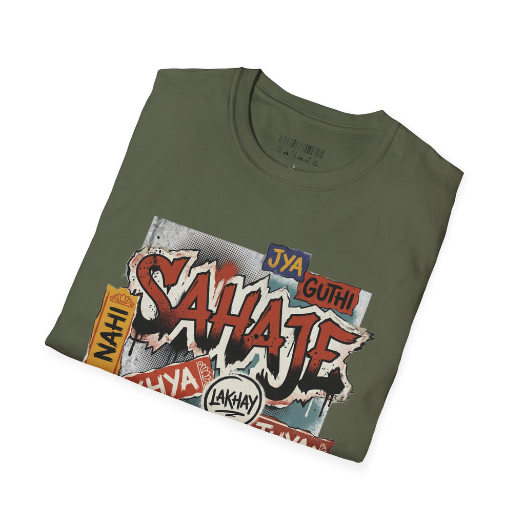 T-Shirt , Sahaje brand's Streetwear , local craftmanship - Perfect gift for Men and Women
