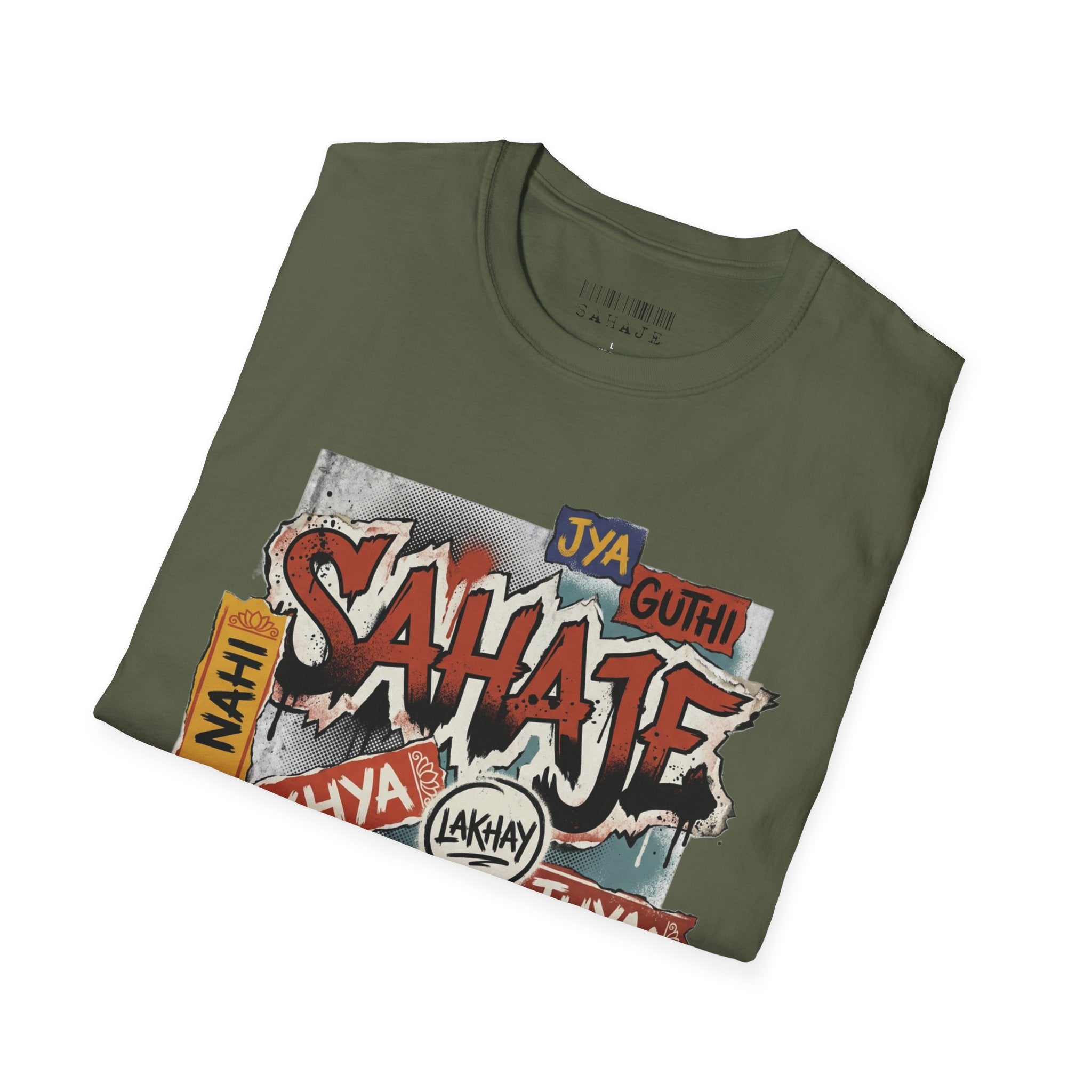 T-Shirt , Sahaje brand's Streetwear , local craftmanship - Perfect gift for Men and Women