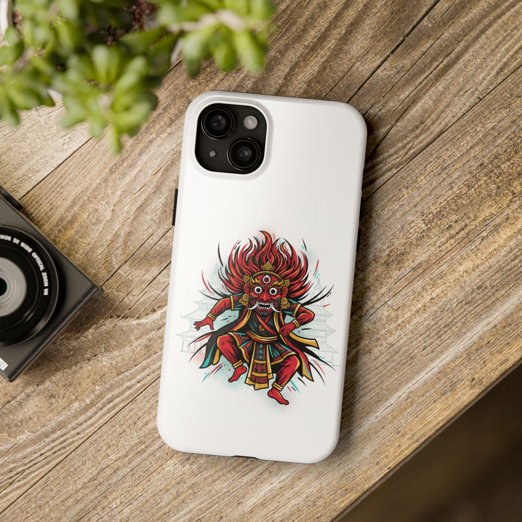 Bhairava Tough Phone Case — Bold Hindu Deity Protective Cover