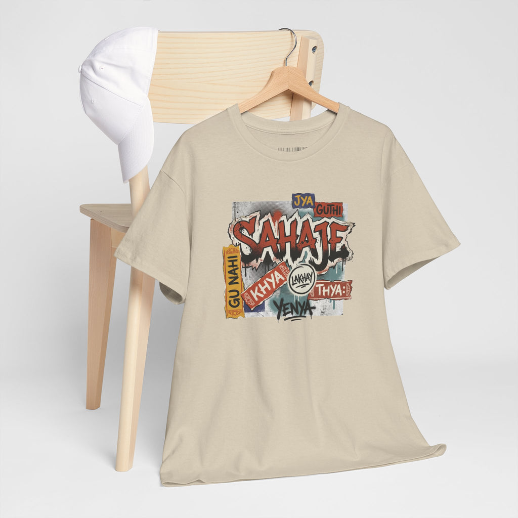 Shahje Graffiti Logo Tee - Urban Retro Streetwear T-Shirt