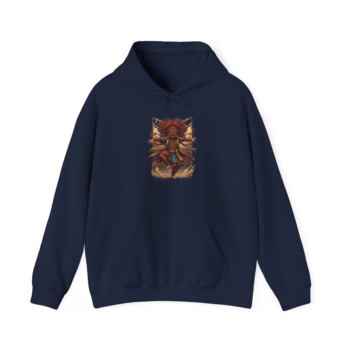 Mystic Sunflower Spirit Hoodie — Boho Meditation Floral Graphic Sweatshirt