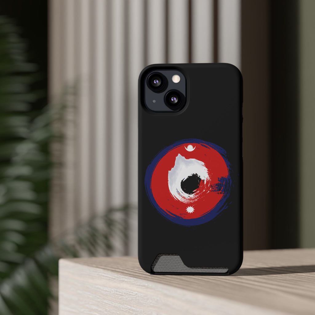 Sleek Phone Case with Card Holder – Unique Design, Gift for Students, Stylish Accessory, Everyday Use, Functional & Fashionable