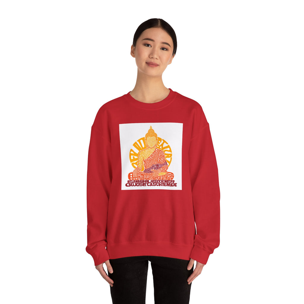 Buddha Graphic Sweatshirt — "Choose Compassion" Meditation Crewneck