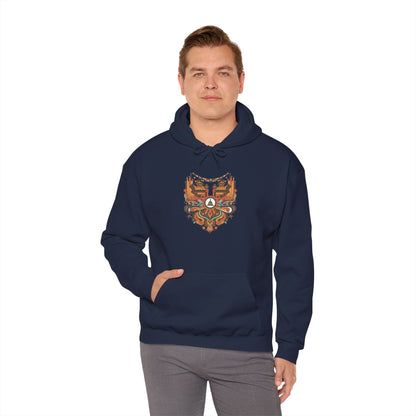 Spiritual Mandala Buddha Hoodie — Colorful Meditation Graphic Sweatshirt