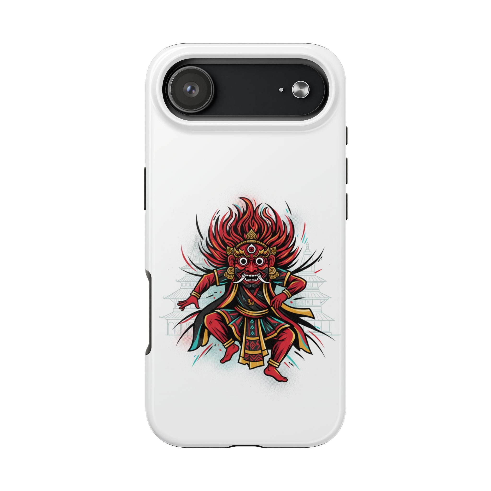 Bhairava Tough Phone Case — Bold Hindu Deity Protective Cover