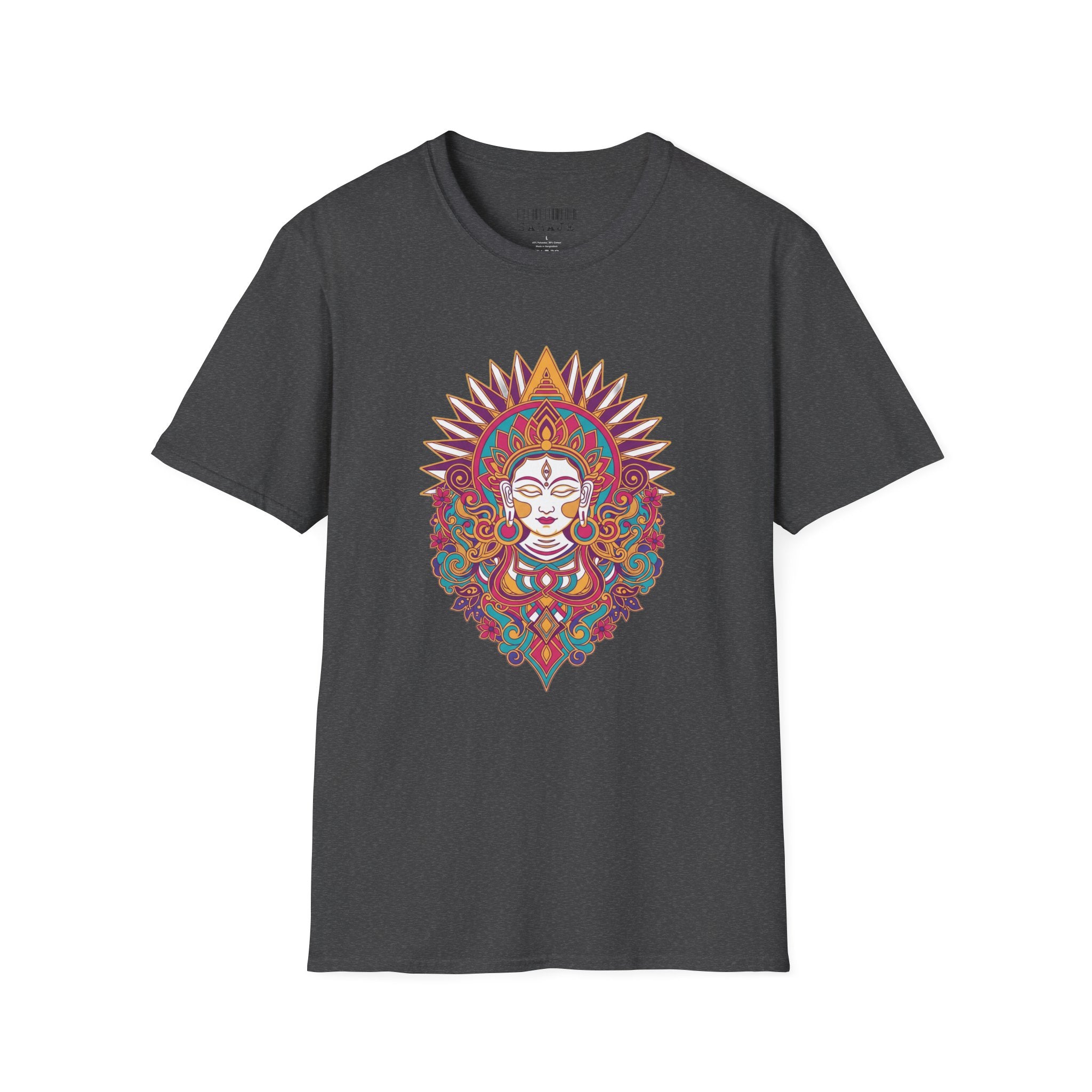 Mystic Goddess Mandala T-Shirt — Colorful Boho Spiritual Tee