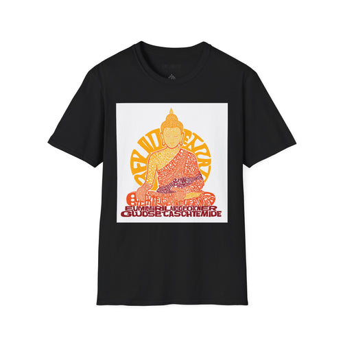 Buddha Graphic Tee — Retro Sun Meditation Shirt