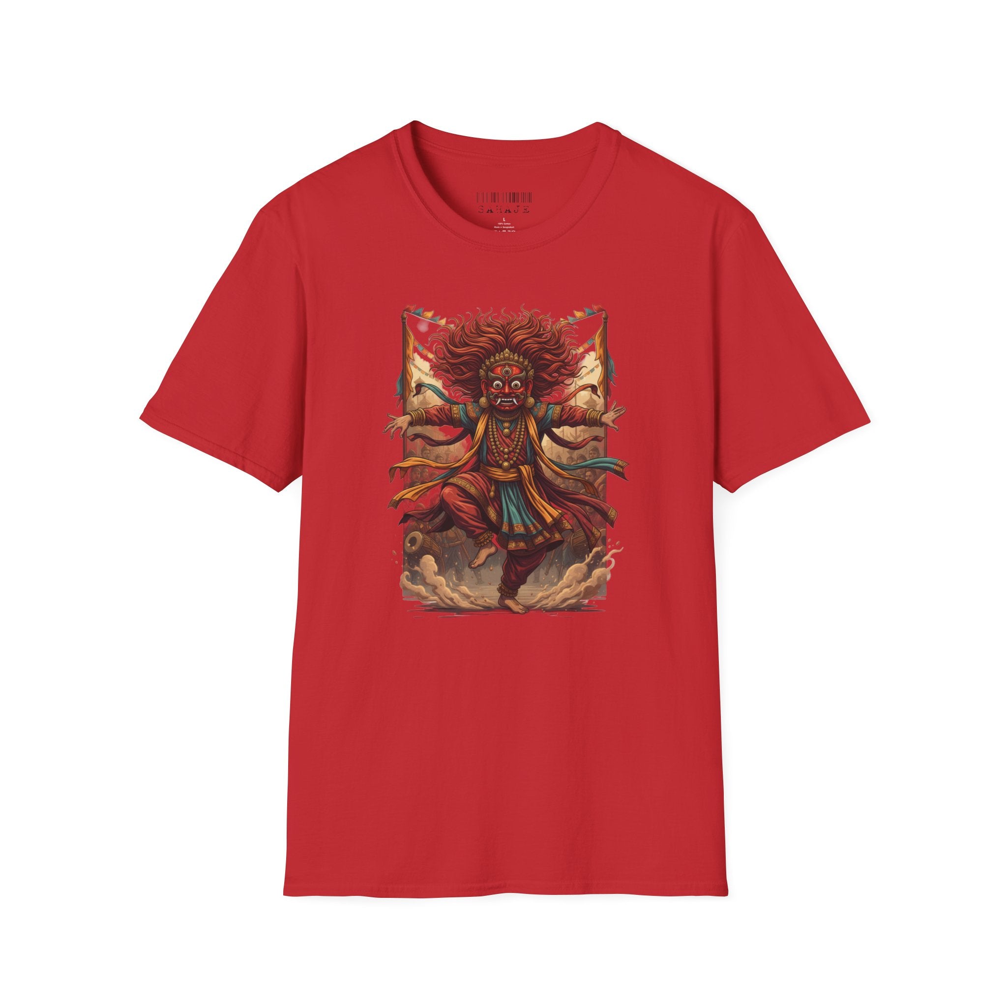 Native Warrior Spirit T‑Shirt — Tribal Dance Illustration
