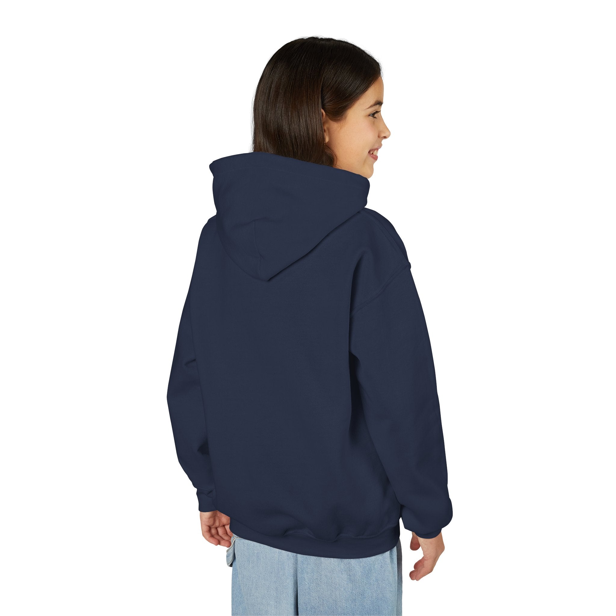 Youth Hoodie — Flaming Meditating Demon Graphic