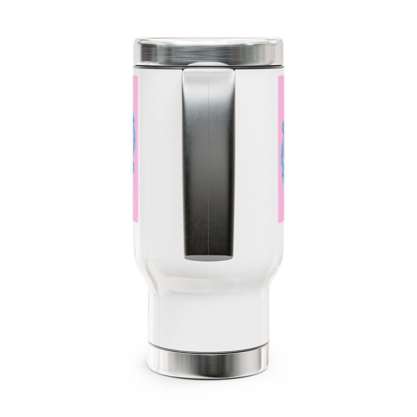 Vibrant Eye Design Stainless Steel Travel Mug, 14oz - Perfect for Coffee Lovers, Gifts for Her, Adventure Mug, Colorful Travel Cup, [...]