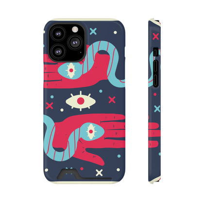 Mystical Phone Case with Card Holder - Boho Chic Style, Unique Design for Everyday Use, Perfect Gift for Creatives, Eye-Catching [...]