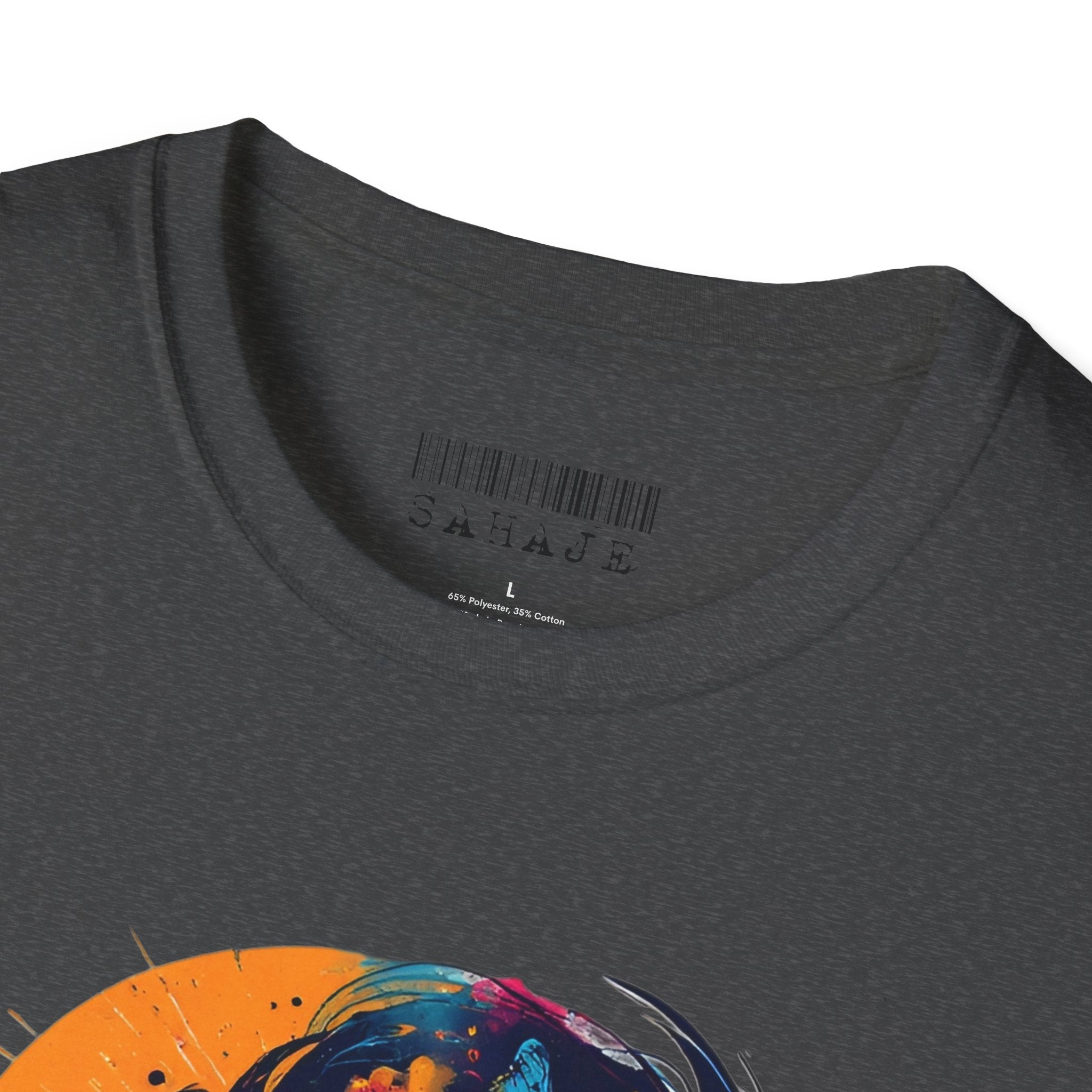 Butterfly Silhouette T-Shirt — Colorful Psychedelic Profile Tee