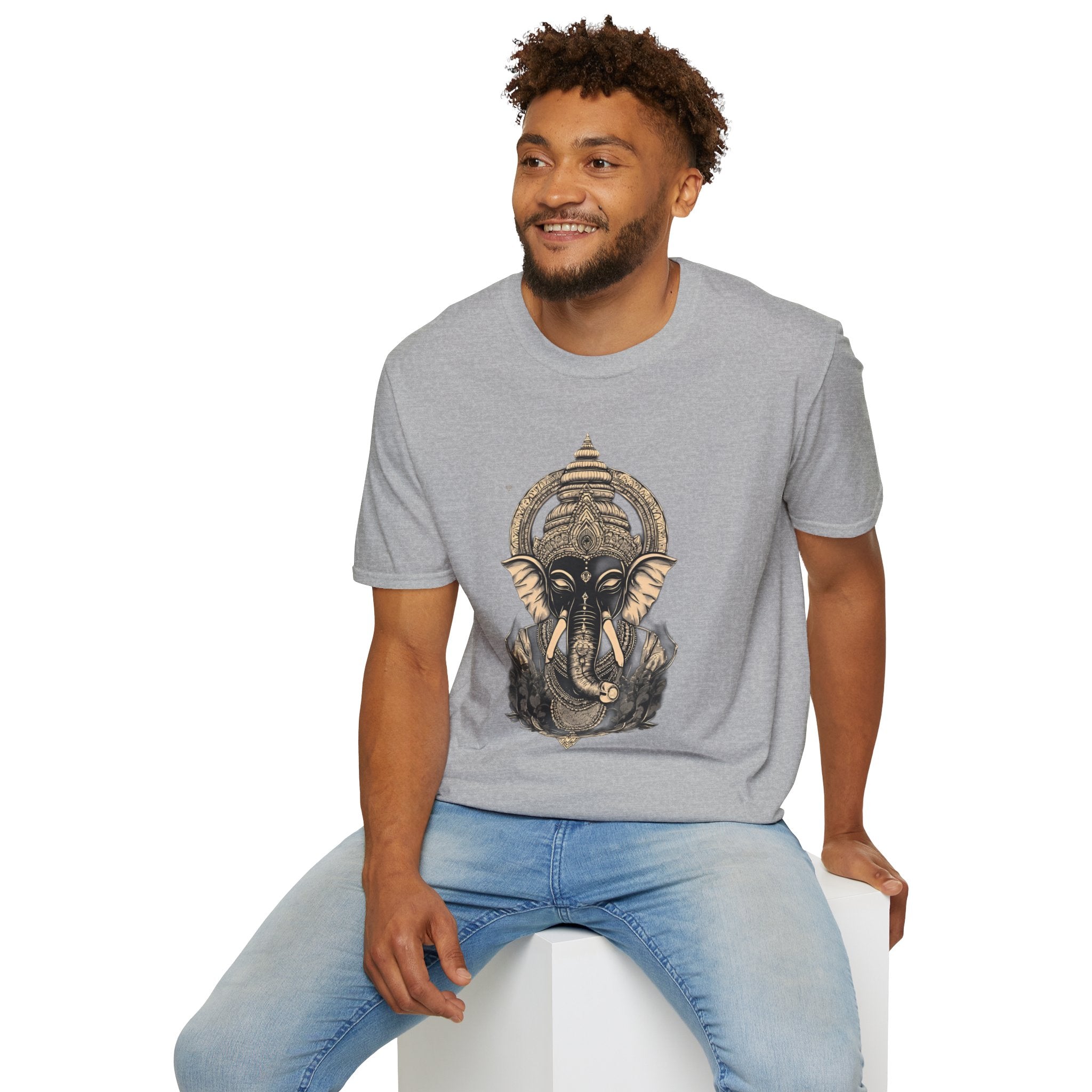 Ganesha Elephant Graphic T-Shirt