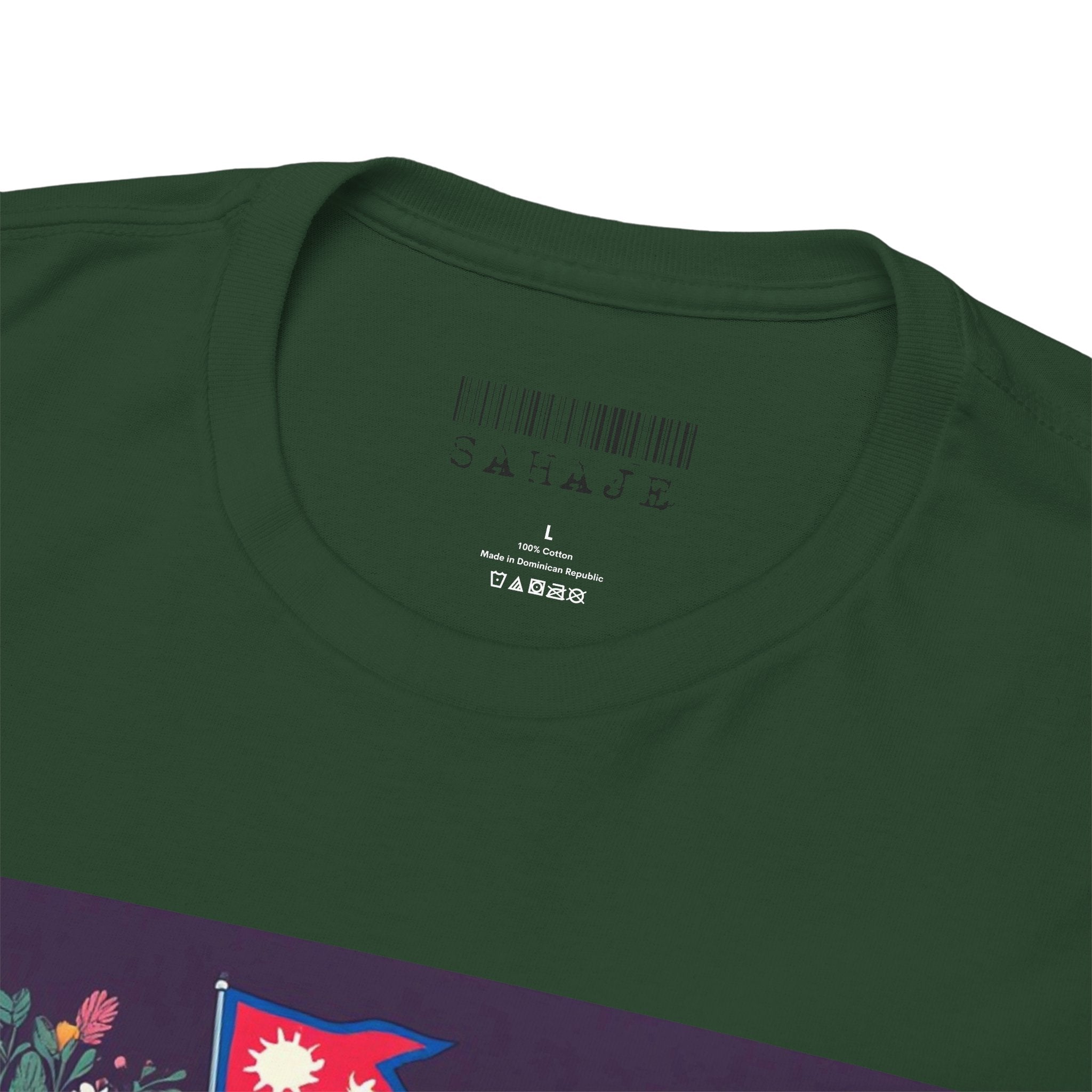 Sahaje Floral Bicycle T‑Shirt