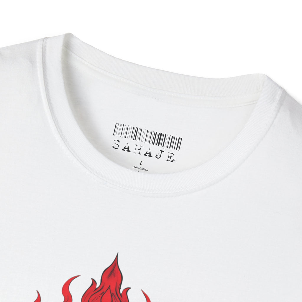 Buddha Flame T-Shirt — Meditative Buddha Graphic Tee