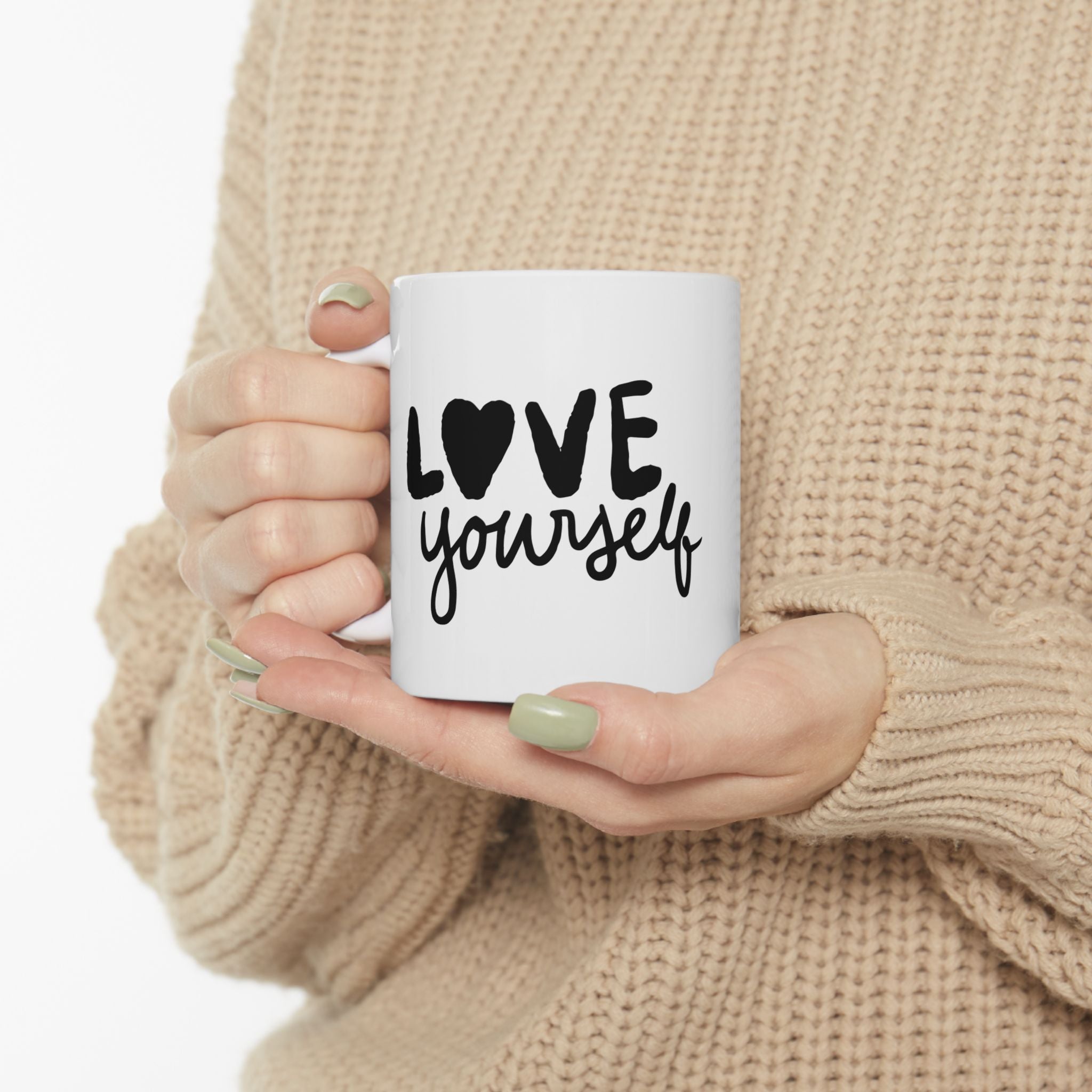 Self-Love Ceramic Mug | Inspirational Coffee Cup | Perfect Gift for Friends & Family | Motivational Tea Mug, Relaxing, Self-Care, [...]