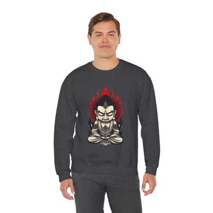 Buddha Flame Crewneck Sweatshirt