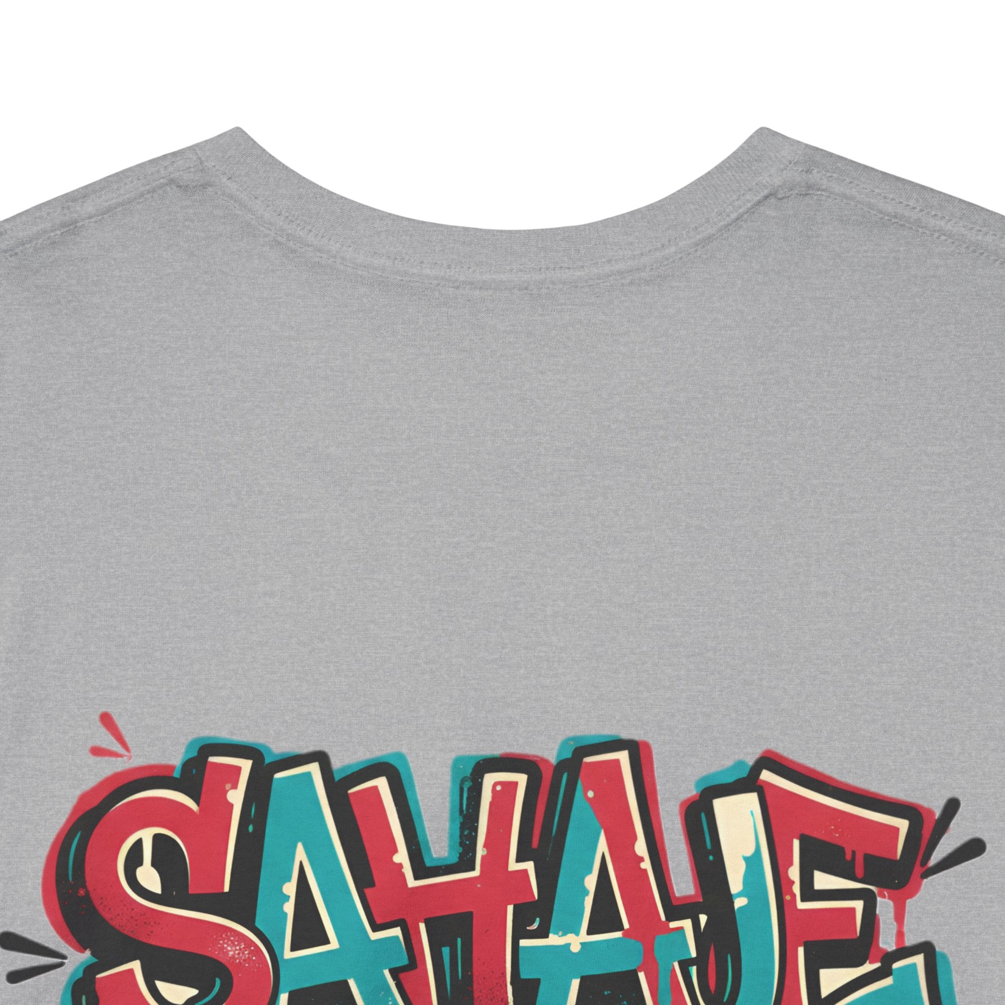 Graffiti "SAVAJE" Tee - Urban Streetwear Graphic T-Shirt