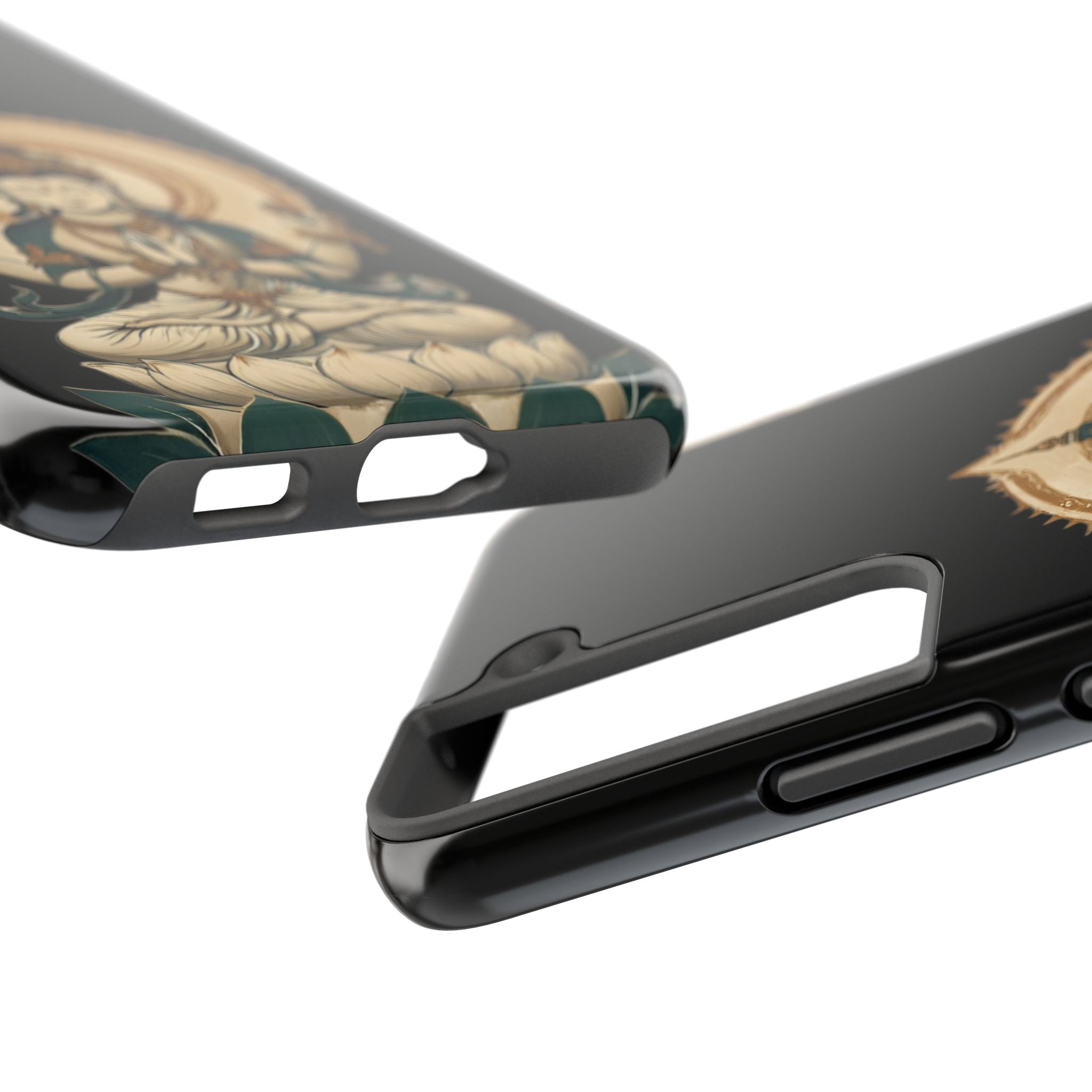 Bodhisattva Lotus Tough Phone Case — Protective Buddhist Meditation Phone Cover