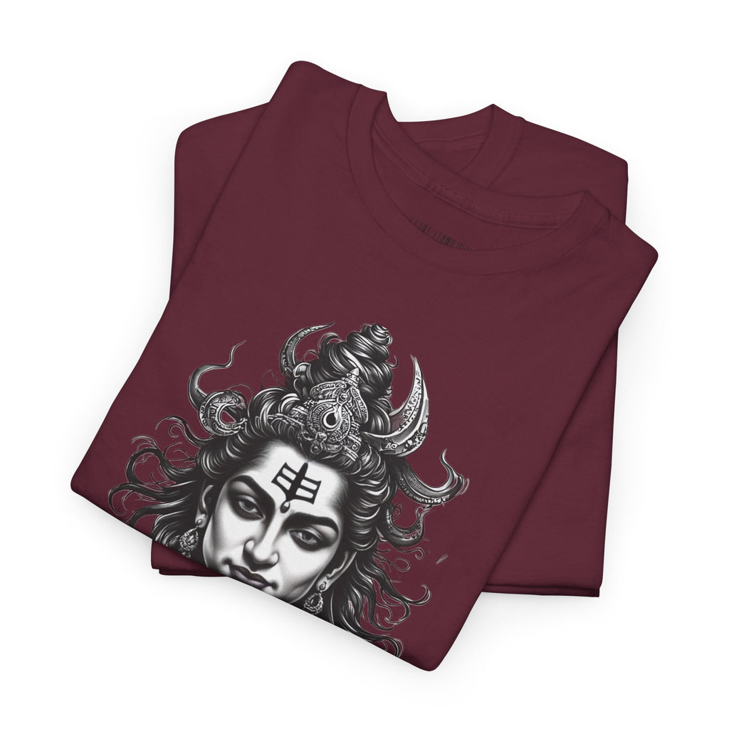 Shiva Portrait Tee — Hindu God Shiva Graphic T-Shirt