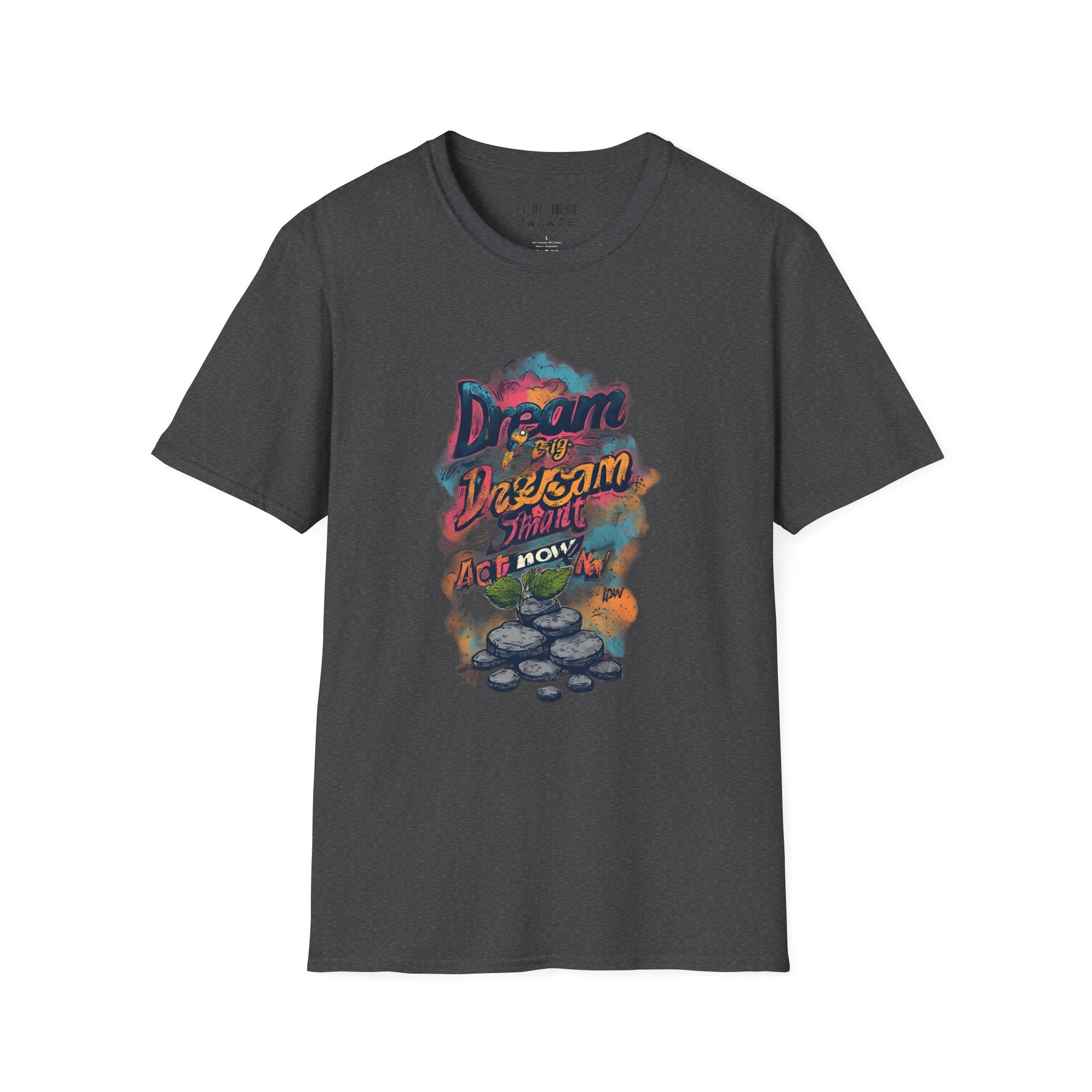 Dream Bigger Graphic T-Shirt — "Dream. Design. Do." Inspirational Tee