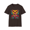 Sahaje Floral Snake Graphic T‑Shirt — Colorful Botanical Serpent Tee