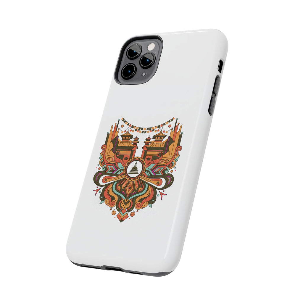 Tough Phone Case — Vintage Temple Mandala Design