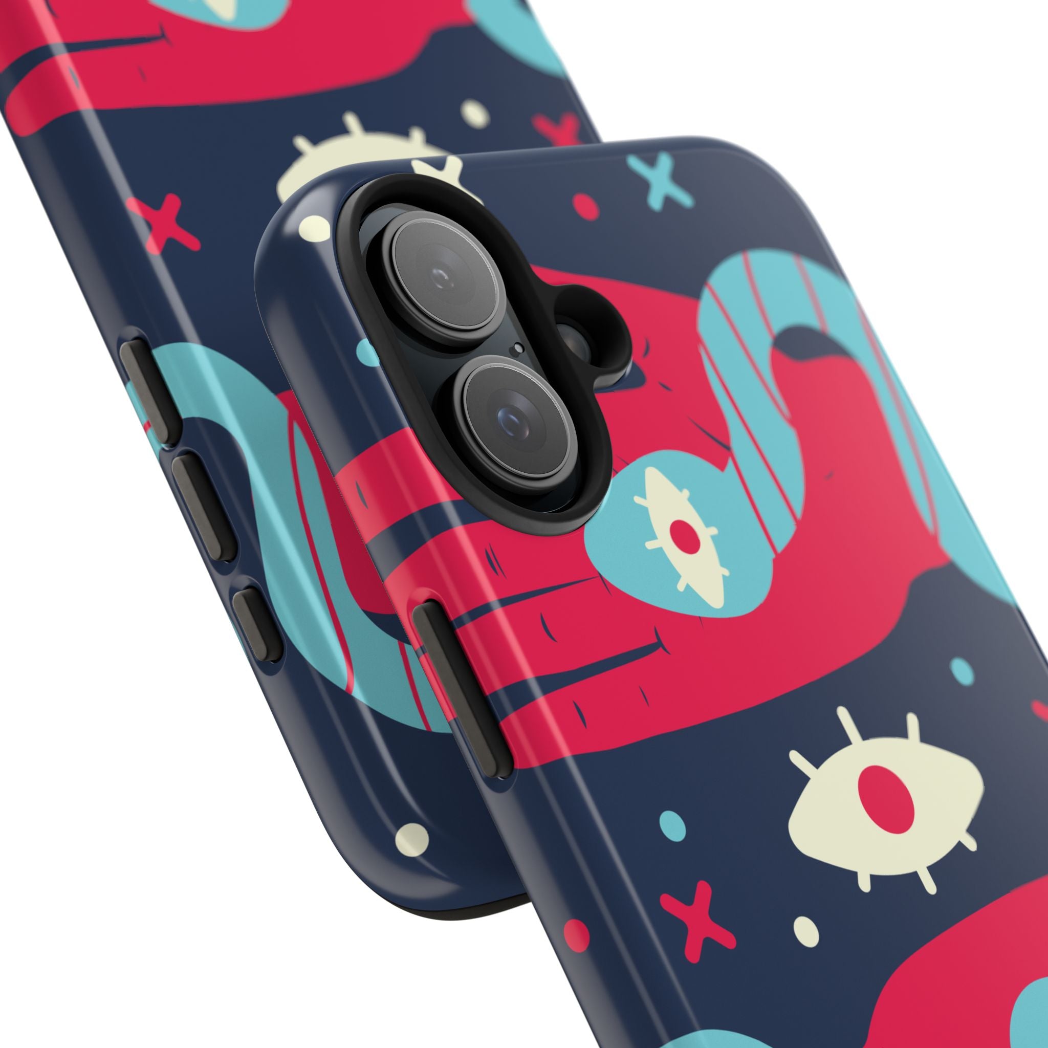 Vibrant Tough Phone Cases with Unique Eye Design, Durable Phone Cover, Trendy Accessories, Gift for Art Lovers, Unique Phone Protector