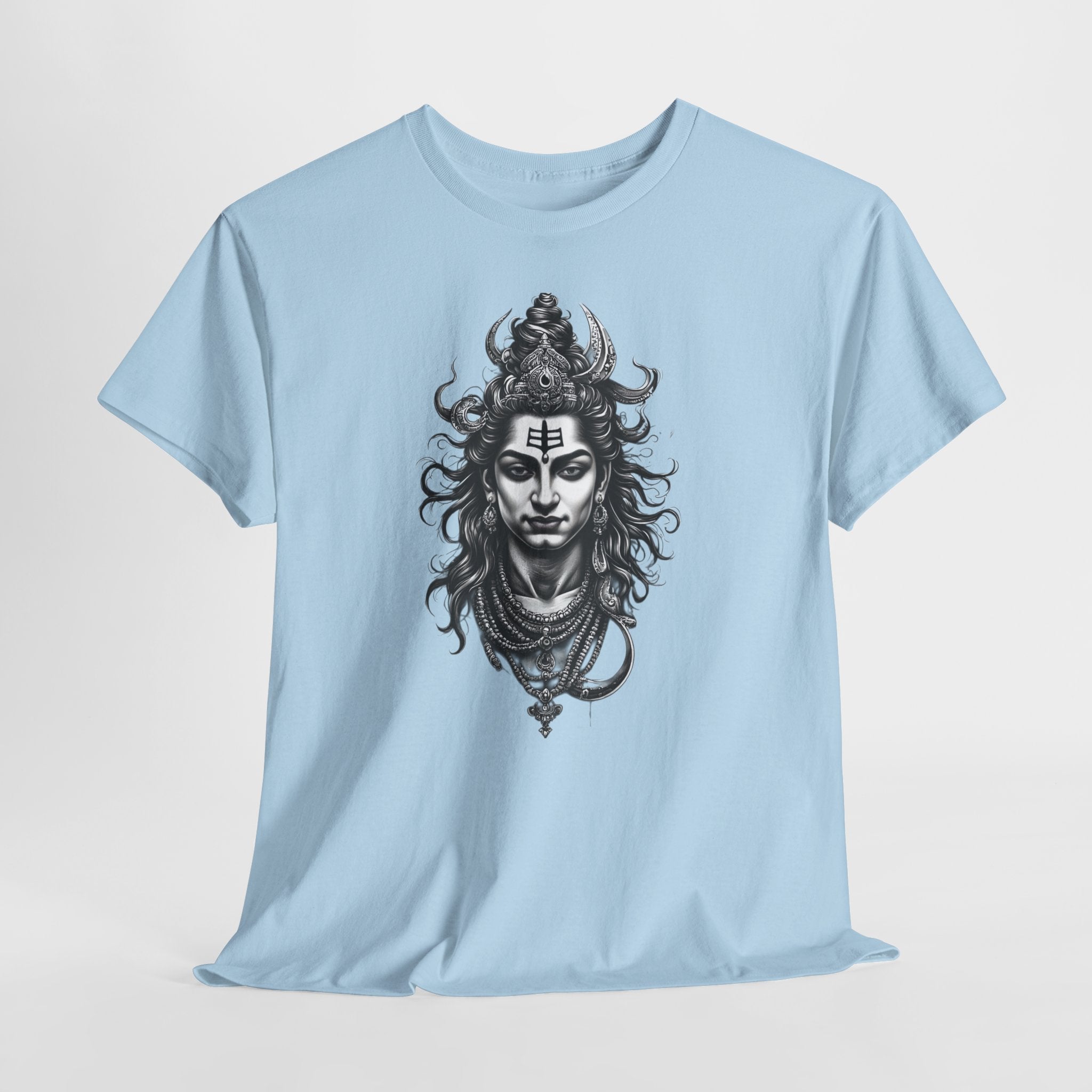 Shiva Portrait Tee — Hindu God Shiva Graphic T-Shirt