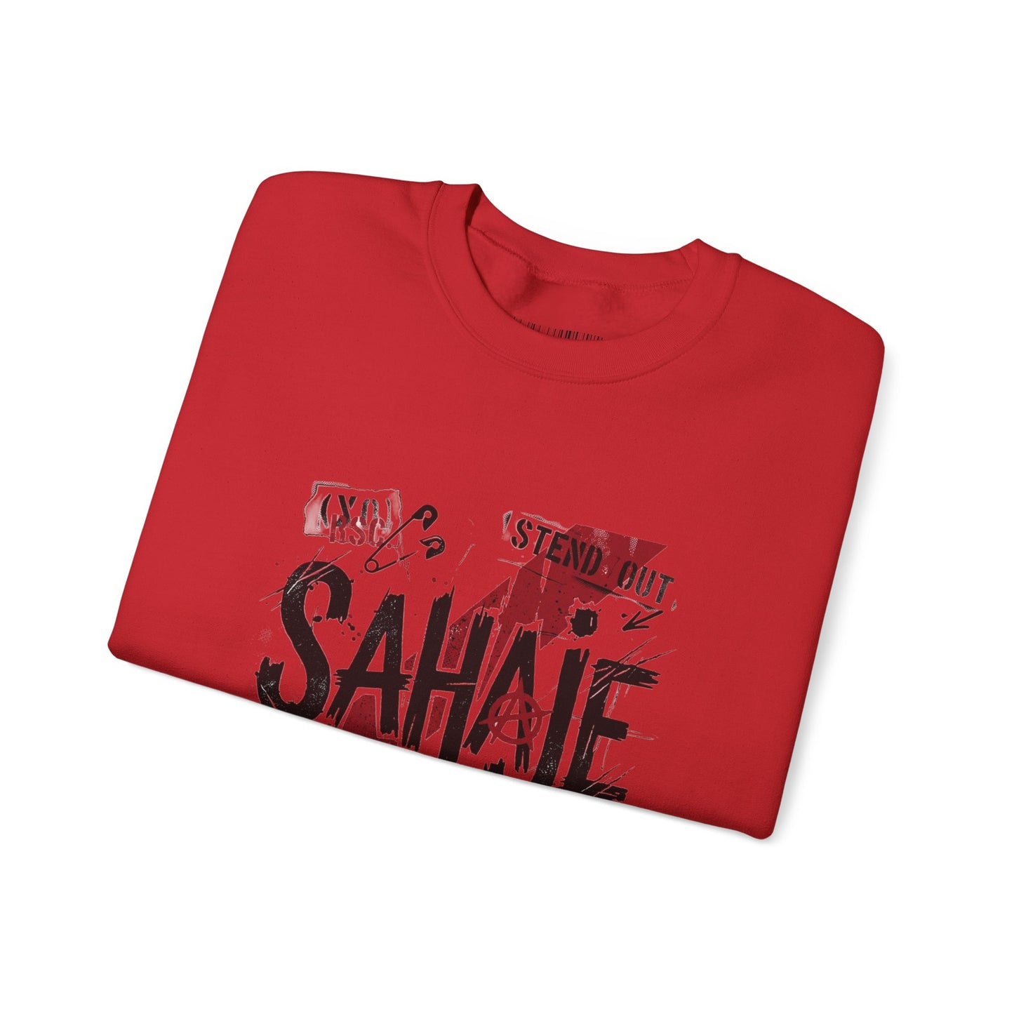 Sahaje Graphic Crewneck Sweatshirt – Streetwear Logo Pullover