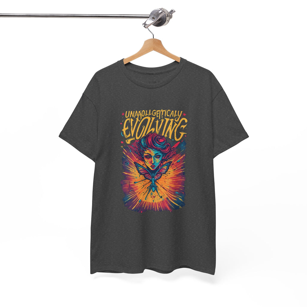Evolving Alien Graphic Tee — "Unnaturally Evolving" Sci‑Fi Art T-Shirt