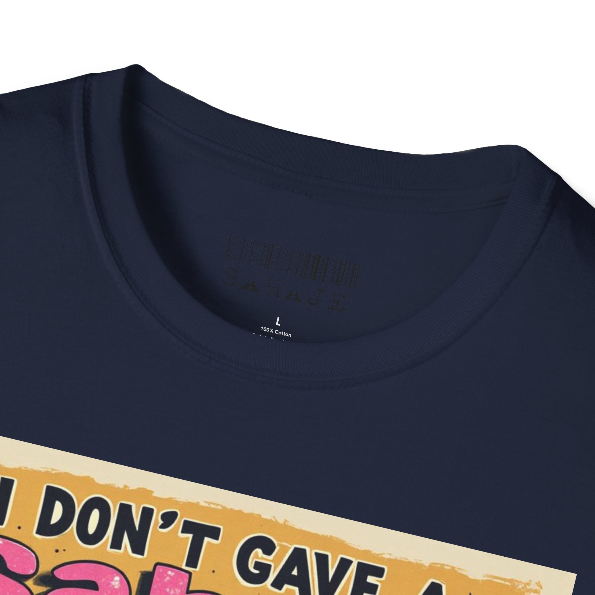 Don’t Give a Satrage T-Shirt — Funny Mouse & Donkey Cartoon Tee
