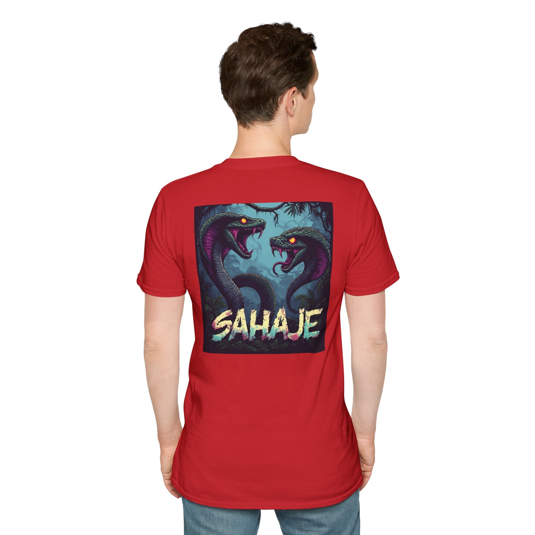 Two Cobra Snake T-Shirt – Fierce Serpent Power Graphic Tee, Edgy Streetwear Snake Shirt