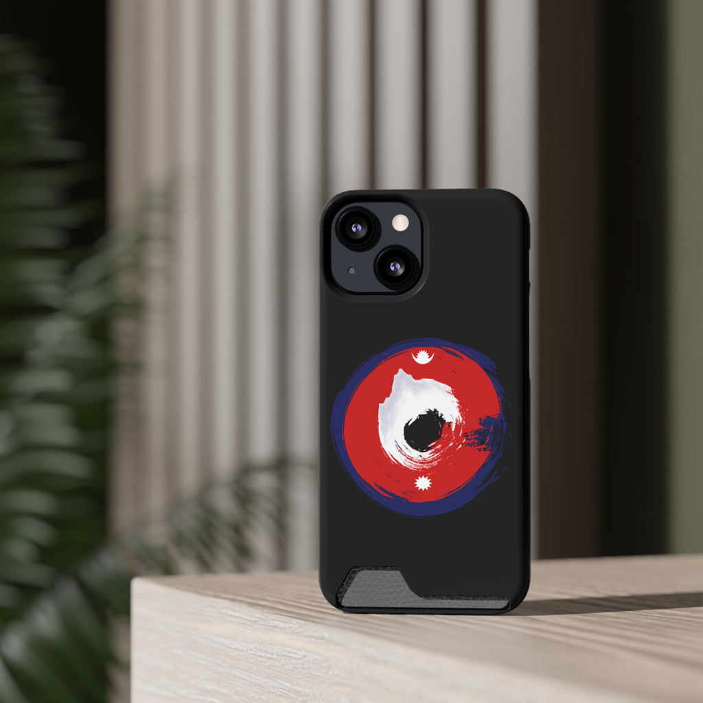 Sleek Phone Case with Card Holder – Unique Design, Gift for Students, Stylish Accessory, Everyday Use, Functional & Fashionable