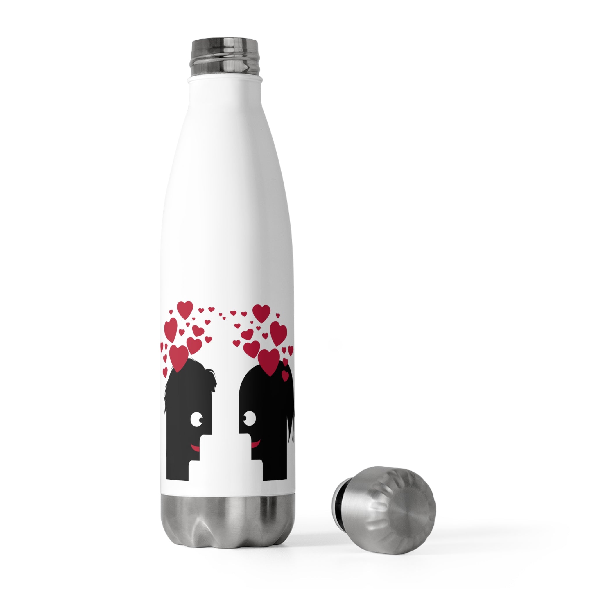 Romantic Couples Insulated Water Bottle - Heart Design, Perfect for Weddings, Anniversaries, Valentine's Day, Gifts for Him or Her, [...]