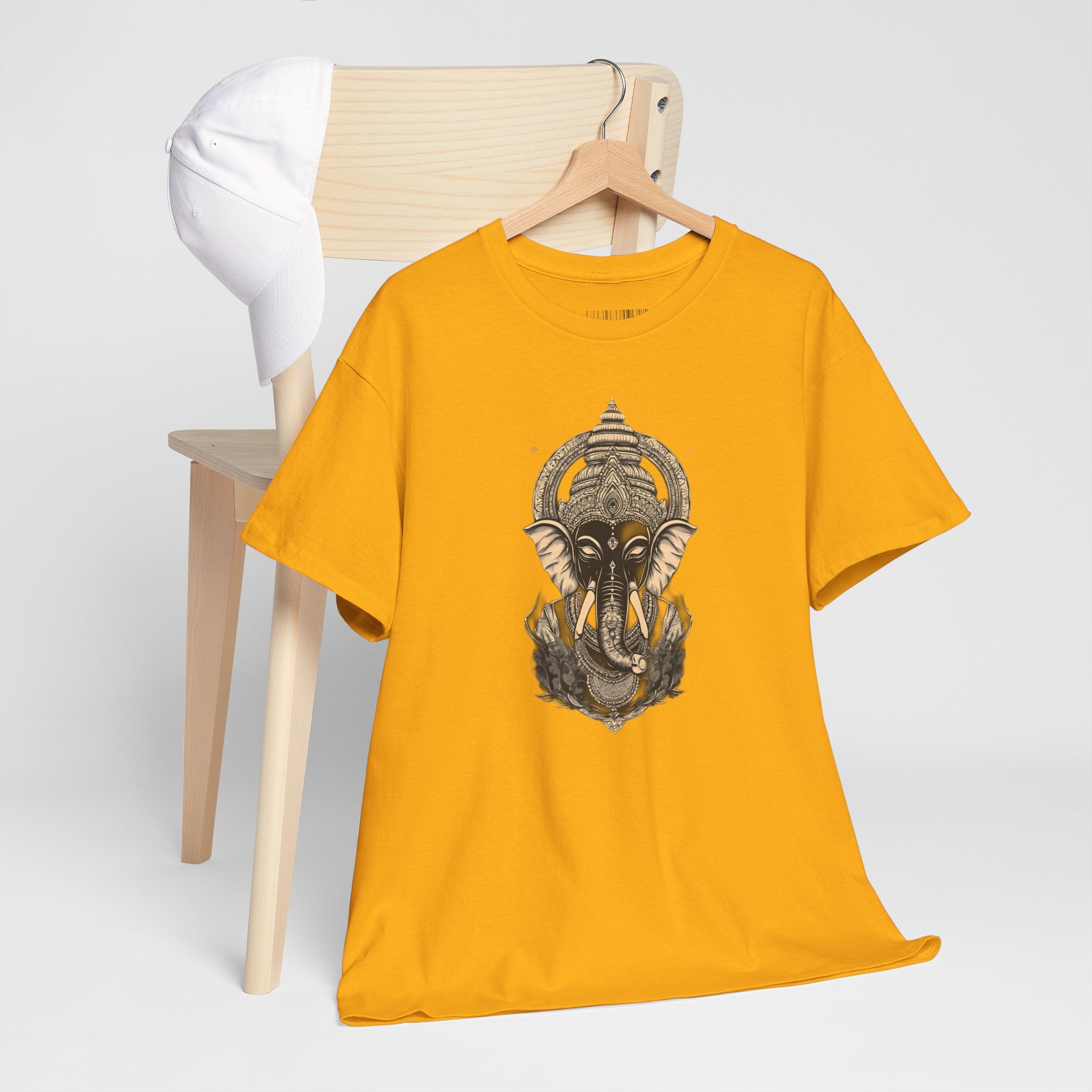 Elephant Mandala T‑Shirt — Spiritual Ganesha-Inspired Graphic Tee