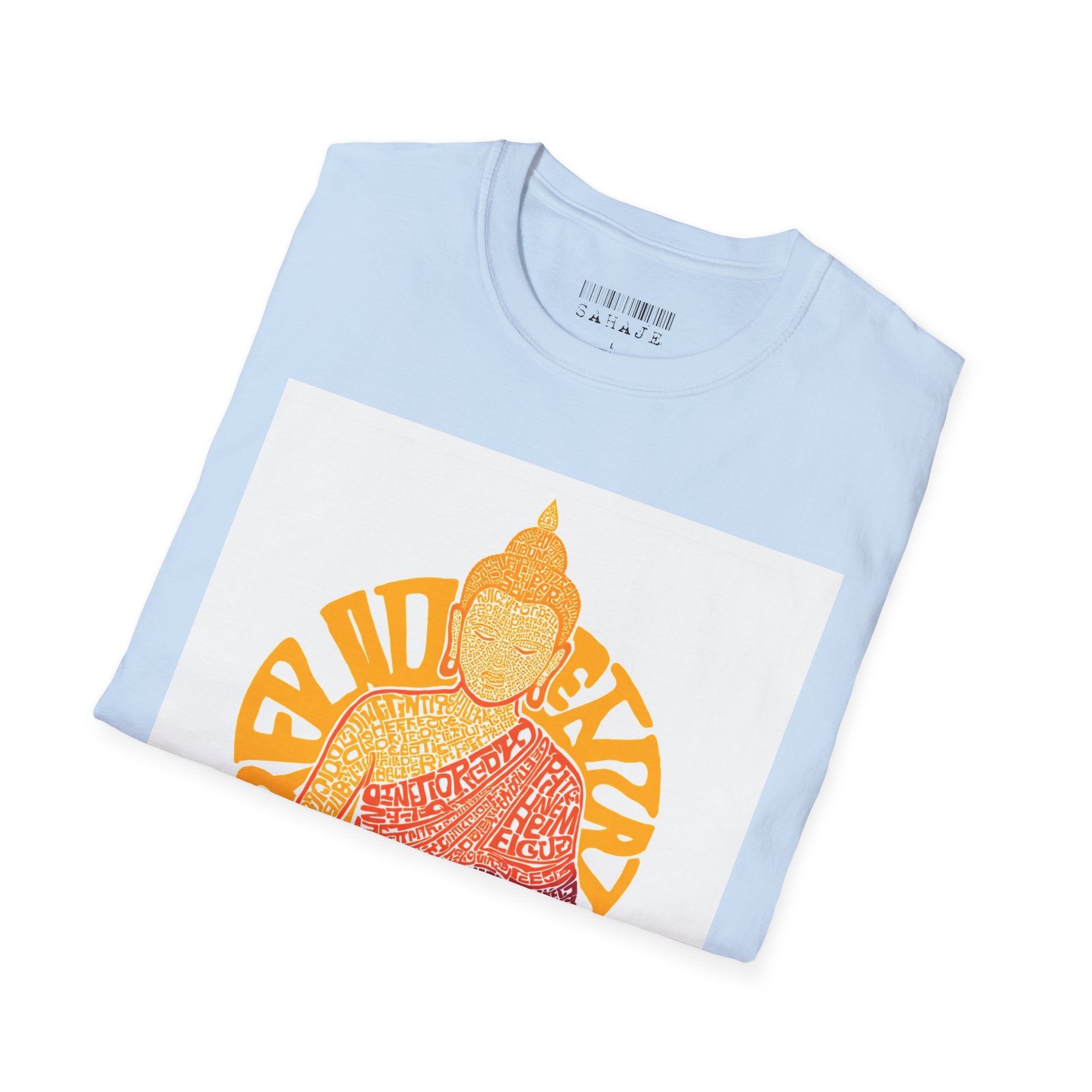 Buddha Graphic Tee — Retro Sun Meditation Shirt