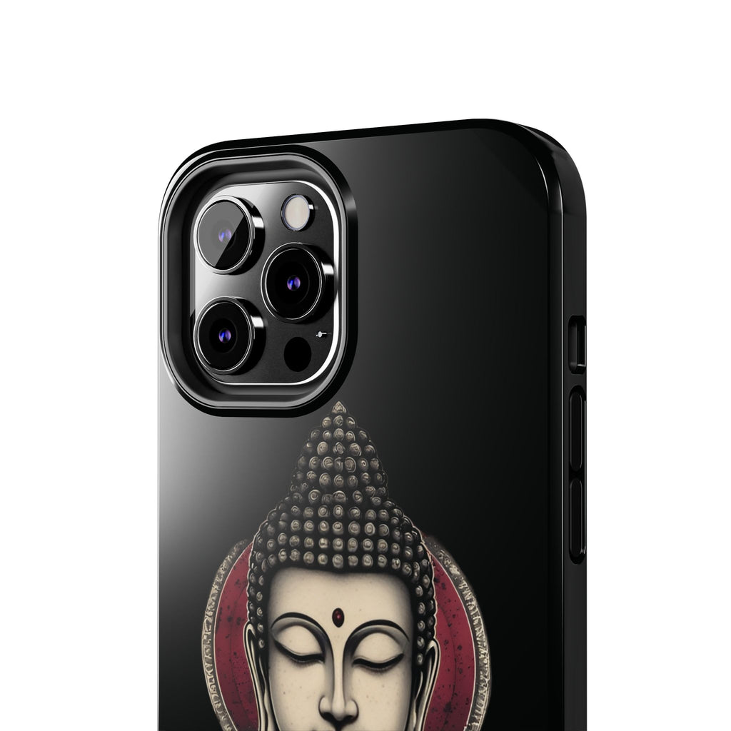 Buddha Floral Tough Phone Case — Protective Spiritual Phone Cover